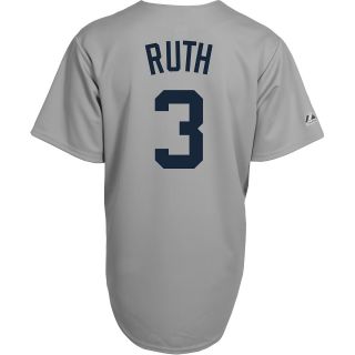Majestic Athletic New York Yankees Babe Ruth Replica Cooperstown Road Jersey  