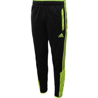 adidas Mens Speedtrick Soccer Pants   Size Large, Black/green