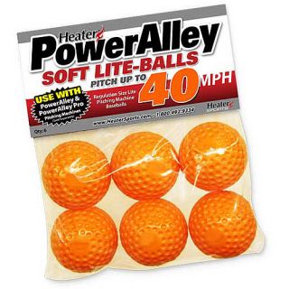 PowerAlley ORG 40MPHLiteBalls (6 Pack) (HSO14)