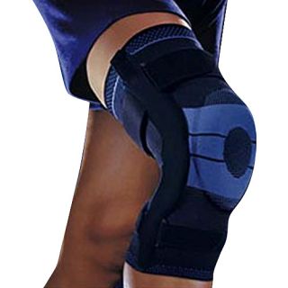 Bauerfeind GenuTrain S Knee Support   Size Right Size 4, Black (11041304070604)