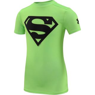 UNDER ARMOUR Boys Alter Ego Superman Fitted Short Sleeve T Shirt   Size Small,