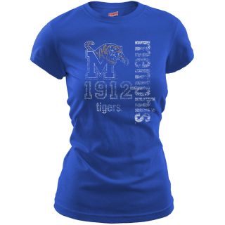 MJ Soffe Womens Memphis Tigers T Shirt   Royal   Size Medium, Memphis Tigers