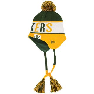 NEW ERA Mens Green Bay Packers Crayon Box Knit Hat, Green