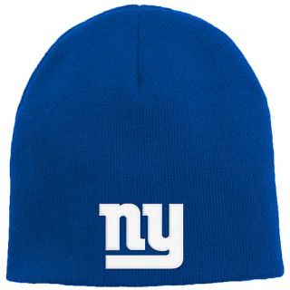 NFL Team Apparel Youth New York Giants Uncuffed Knit Hat   Size Youth, Blue