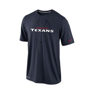 NIKE Mens Houston Texans Legend Football Icon Short Sleeve T Shirt   Size