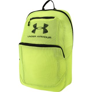 UNDER ARMOUR Mesh Backpack, High Vis Yellow/black