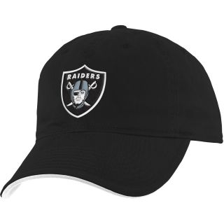 NFL Team Apparel Youth Oakland Raiders Slouch Adjustable Team Color Girls Cap  