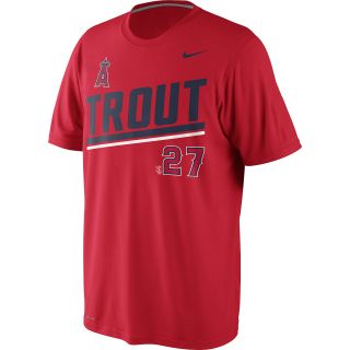 NIKE Mens Los Angeles Angels of Anaheim Mike Trout 2014 Dri FIT Legend Player