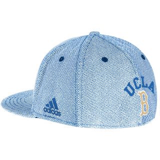 adidas Mens UCLA Bruins Campus FVF Flat Brim Flex Cap   Size L/xl, White/team