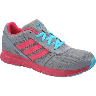 adidas Girls Hyperfast K Running Shoes   Size 4.5, Grey/blue