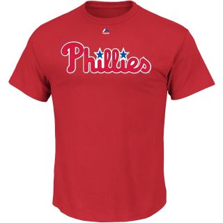 MAJESTIC ATHLETIC Mens Philadelphia Phillies Chase Utley Player Name And