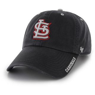 47 BRAND Mens St. Louis Cardinals Charcoal Ice Clean Up Adjustable Cap   Size