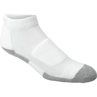 THORLO Womens Thin Cushion Walking Socks   Size Large, White/platinum