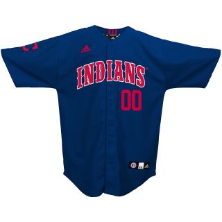 adidas Youth Cleveland Indians Replica Baseball Jersey   Size 5.6, Navy