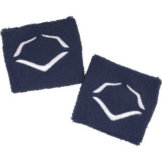 EVOSHIELD Performance EvoCotton Wristbands, Navy