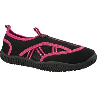 OXIDE Girls Water Shoes   Size 4medium, Black/fuschia