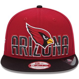 NEW ERA Mens Arizona Cardinals Draft 9FIFTY Snapback Cap, Cardinal