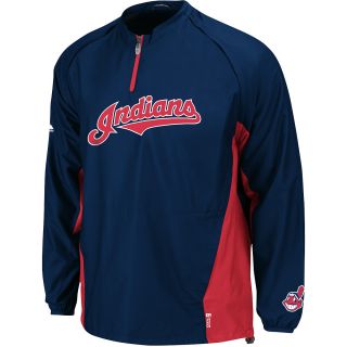 Majestic Mens Cleveland Indians Gamer Jacket   Size Large, Cleveland Indians