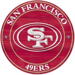 Wincraft San Francisco 49ers Round Wooden Sign (56744011)