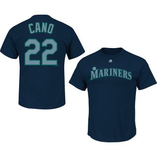MAJESTIC ATHLETIC Mens Seattle Mariners Robinson Cano Name And Number Short 