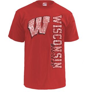 MJ Soffe Mens Wisconsin Badgers T Shirt   Size XL/Extra Large, Wis Badgers