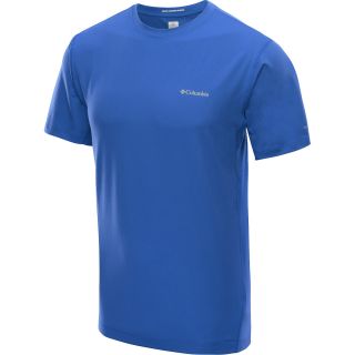 COLUMBIA Mens Total Zero Short Sleeve T Shirt   Size Small, Hyper Blue