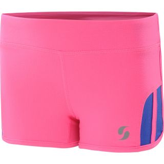 SOFFE Girls Run Shorts   Size Large, Neon Pink