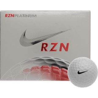 NIKE RZN Platinum Golf Balls   12 Pack, White