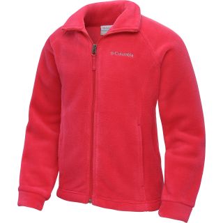 COLUMBIA Girls Benton Springs Fleece Jacket   Size Small, Bright Rose