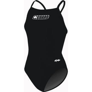Dolfin Guard Solid V 2 Back Swimsuit Womens   Size 32, Black Guard (9942L G 