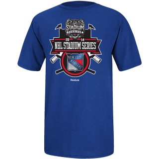 REEBOK Mens New York Rangers NHL Stadium Series Short Sleeve T Shirt   Size