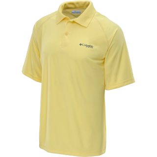 COLUMBIA Mens Terminal Tackle Short Sleeve Fishing Polo   Size Large, Sunlit