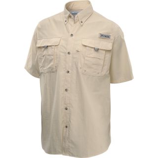 COLUMBIA Mens Bahama II Short Sleeve Shirt   Size 2xl, Fossil