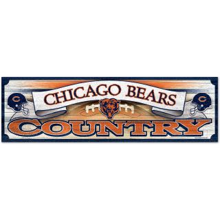 Wincraft Chicago Bears Country 9x30 Wooden Sign (50499011)