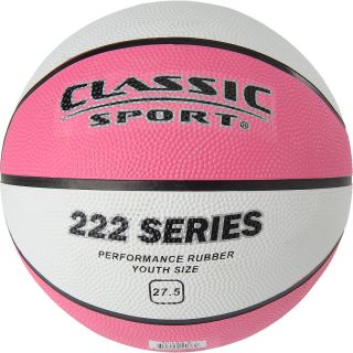 CLASSIC SPORT 222 Series 27.5 Youth Basketball   Size 5, Pink