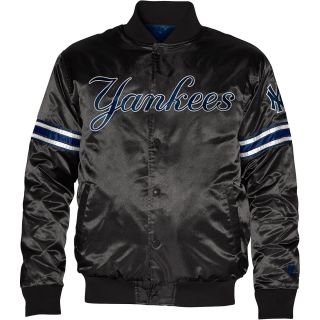 New York Yankees Logo Black Jacket (STARTER)   Size Xl, Black