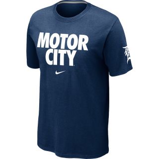 NIKE Mens Detroit Tigers Motor City Local Short Sleeve T Shirt 12   Size