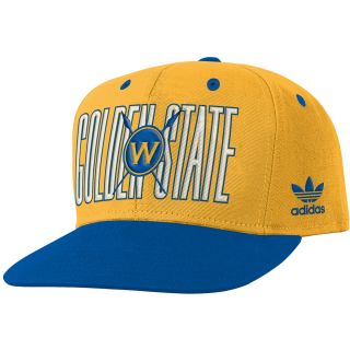 adidas Youth Golden State Warriors Lifestyle Team Color Snapback   Size Youth