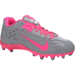 NIKE Womens Speedlax 4 Low Lacrosse Cleats   Size 7.5, Grey/pink