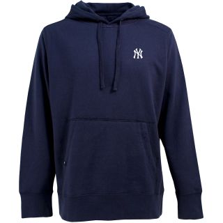 Antigua Mens New York Yankees Signature Hooded Pullover Sweatshirt   Size