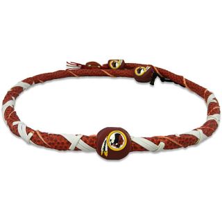 Gamewear Washington Redskins Classic Spiral Genuine Football Leather Necklace