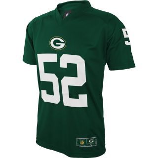 NFL Team Apparel Youth Green Bay Packers Clay Matthews Performance Name and