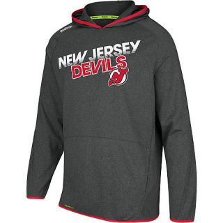REEBOK Mens New Jersey Devils Center Ice Travel N Training Pullover Hoody  
