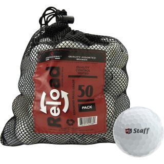 RELOAD Assorted Recycled Reload Golf Balls   50 Pack   Size 50 pack, White