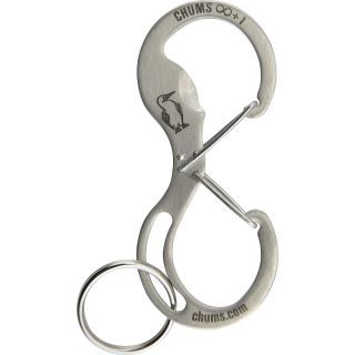 CHUMS Infinity+1 Utility Carabiner, Silver