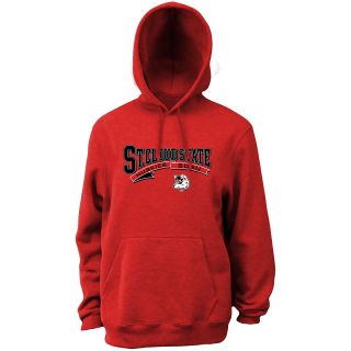 Classic Mens St. Cloud State Huskies Hooded Sweatshirt   Red   Size Large, St