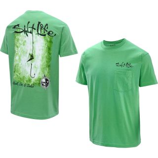SALT LIFE Mens Hook, Line & Sinker Short Sleeve T Shirt   Size Medium,