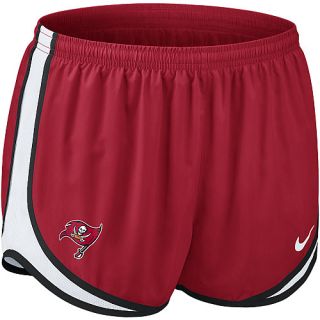 NIKE Womens Tampa Bay Buccaneers Tempo Dri FIT Running Shorts   Size Large,