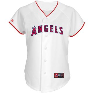 Majestic Athletic Los Angeles Angels Womens Albert Pujols Replica Home Jersey  