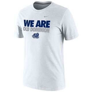 NIKE Mens Old Dominion Monarchs We Are Old Dominion Classic White Short 